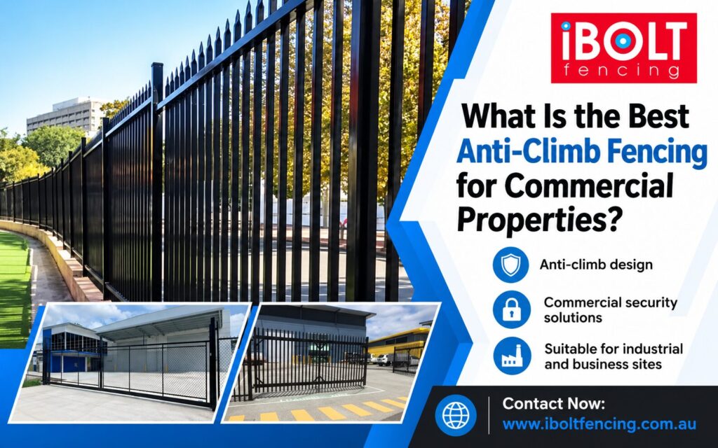 What Is the Best Anti-Climb Fencing for Commercial Properties?