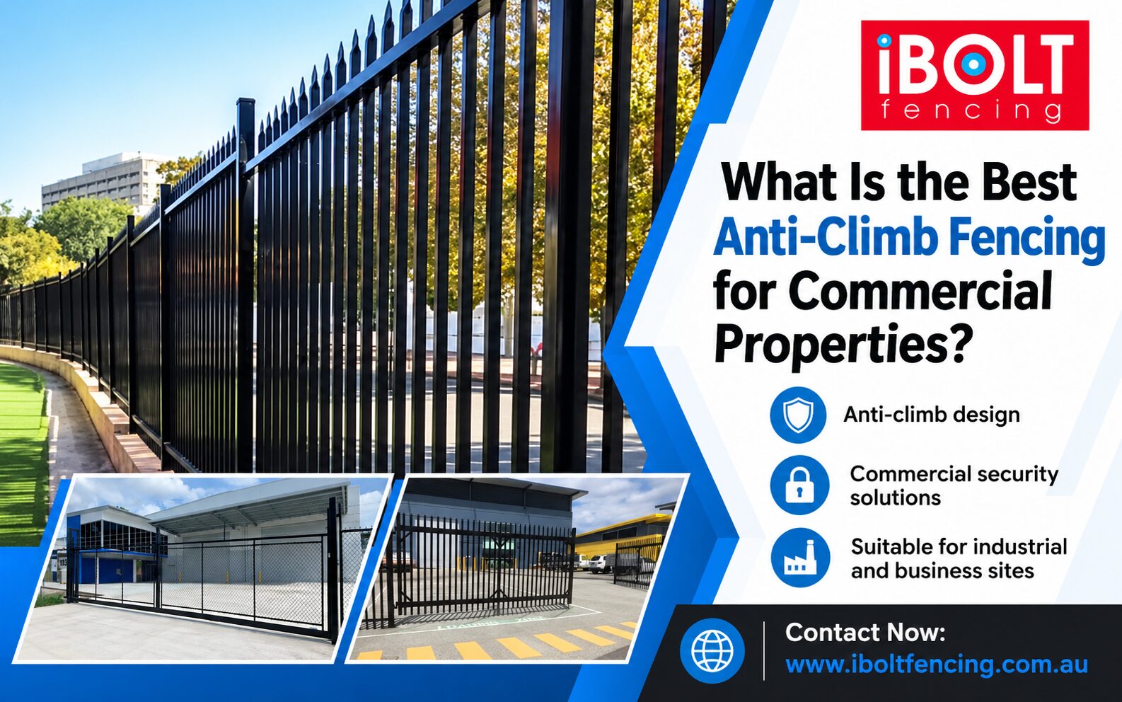 What Is the Best Anti-Climb Fencing for Commercial Properties? 1 Anti-Climb Fencing